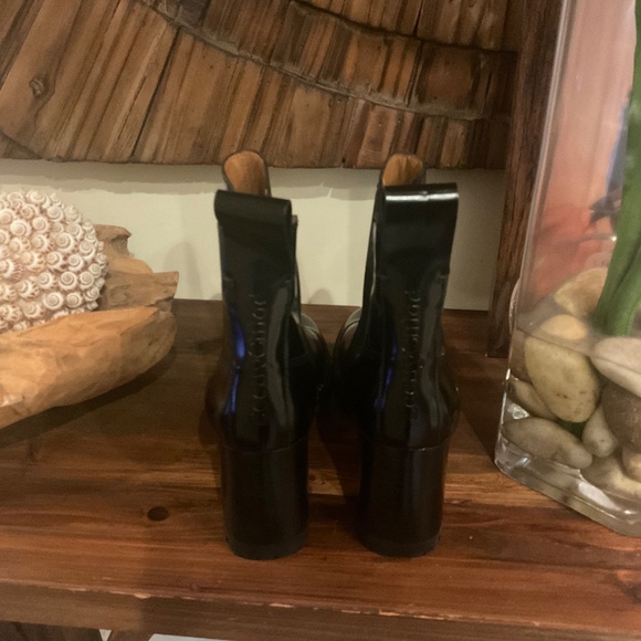 See by Chloe Women’s Mallory Lug-Sole Leather Boots, Color Black, Size EU 40 - Picture 4 of 8